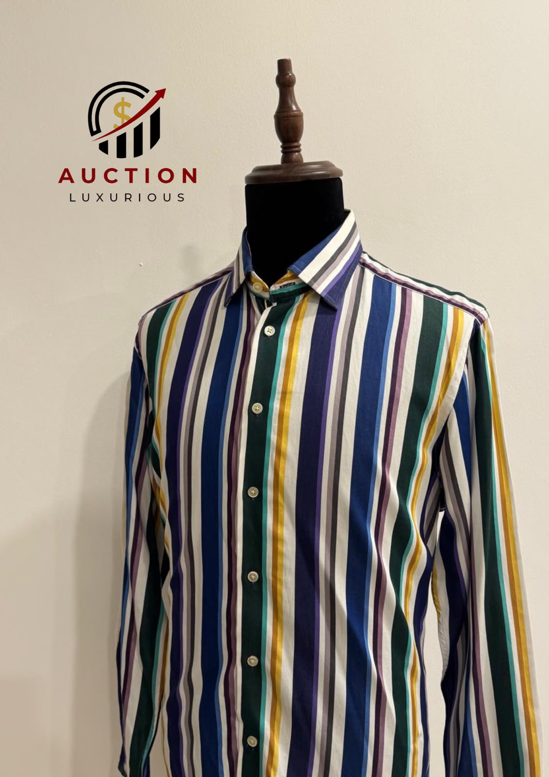 HAWES & CURTIS MULTI STRIPE PICCADILLY
