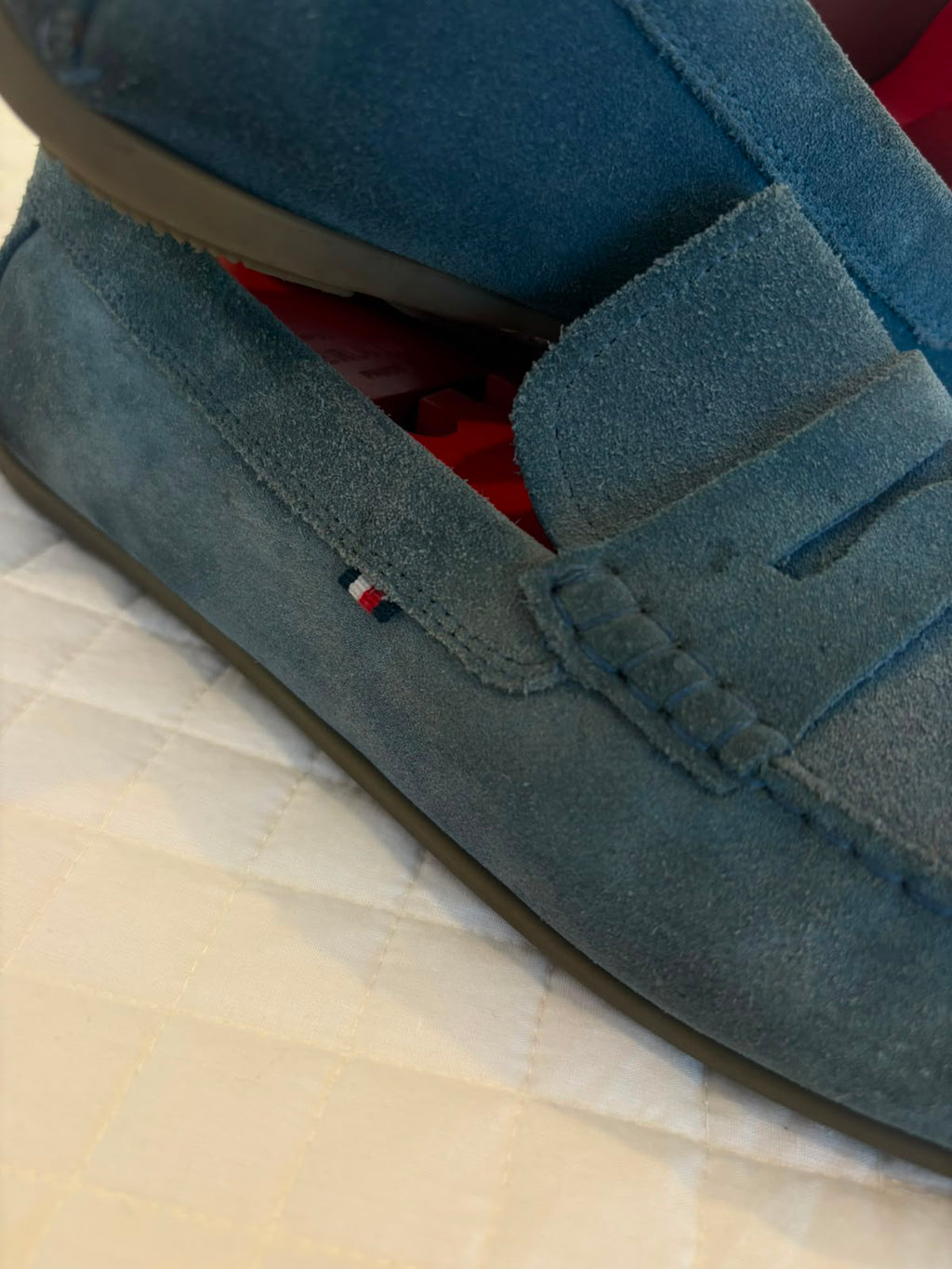 Tommy Hilfiger Suede Cleat Driver Shoes
