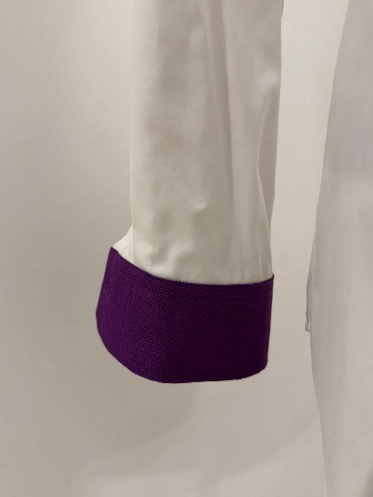 BISHOP COLLAR LONG SLEEVE SHIRT