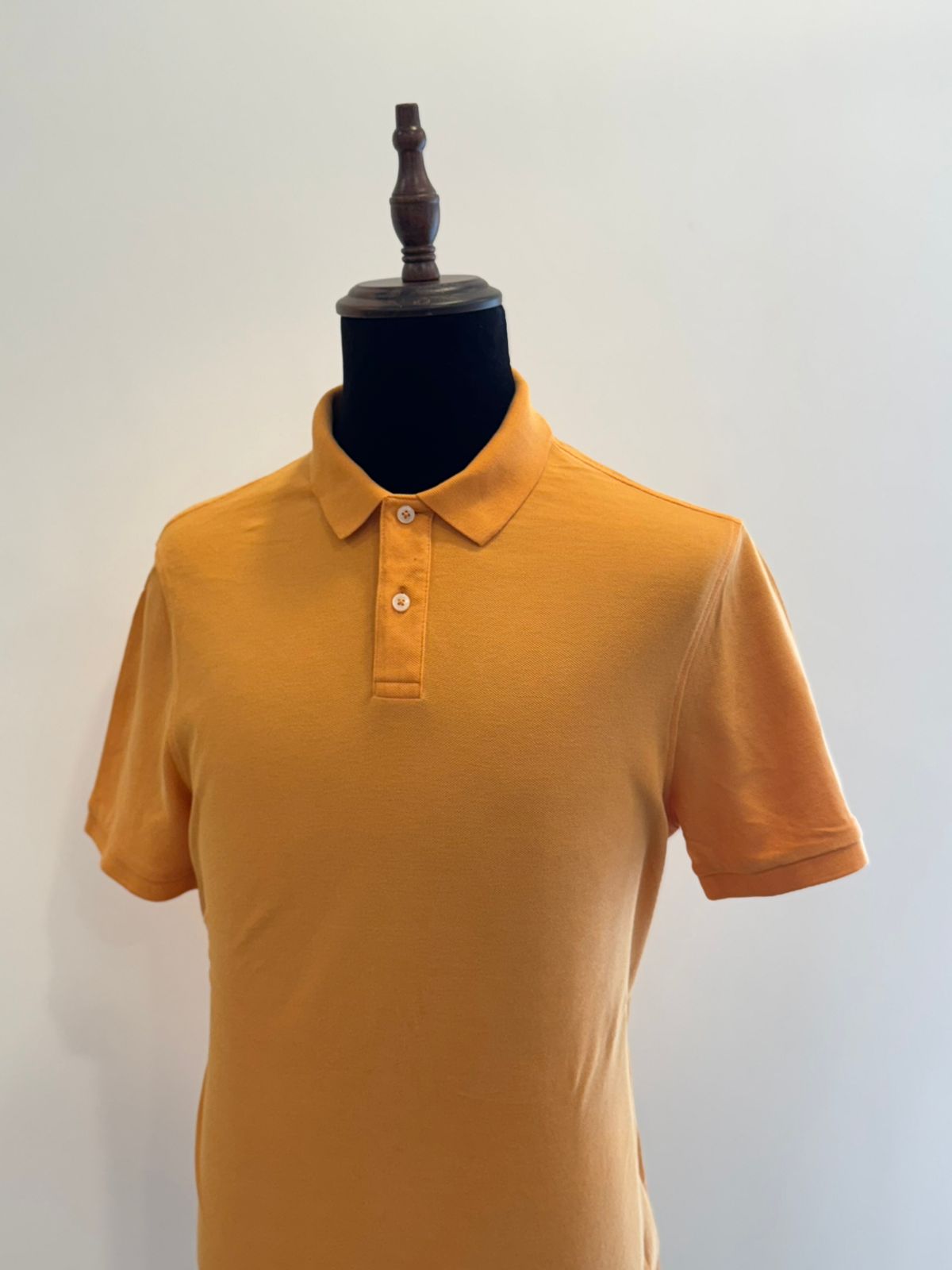 M&S ORANGE POLO T-SHIRT
