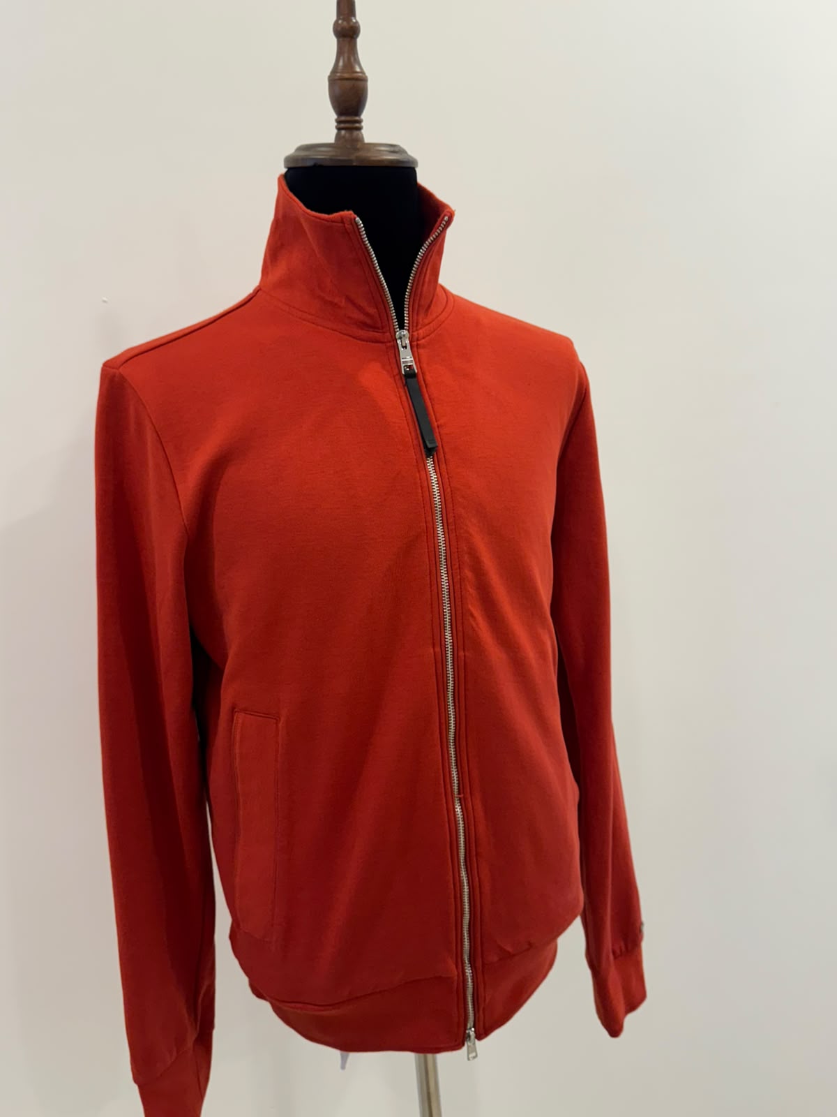 FULL ZIP UP TOMMY HILFIGER ORANGE JACKET