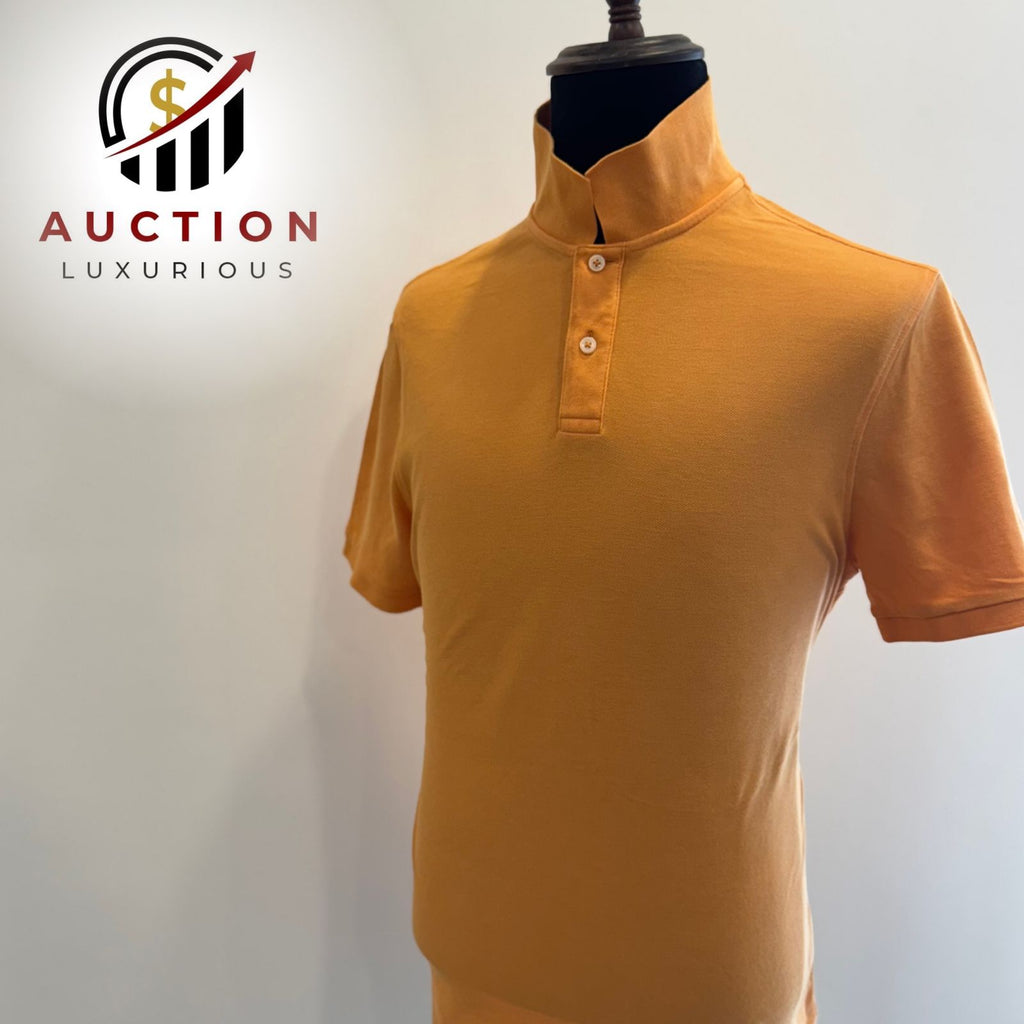 M&S ORANGE POLO T-SHIRT