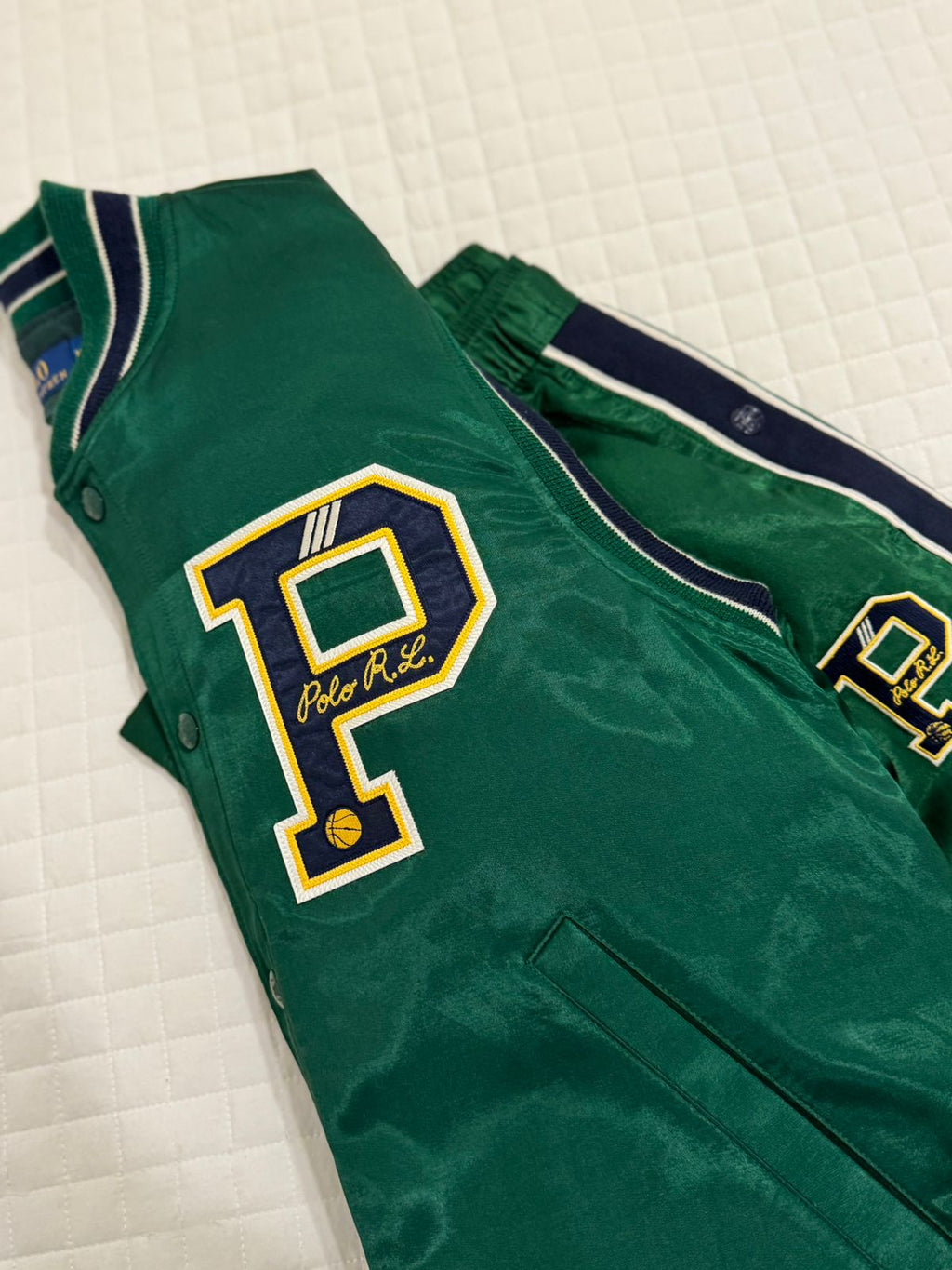 Satin Letterman Jacket & Pant - POLO RALPH LAUREN