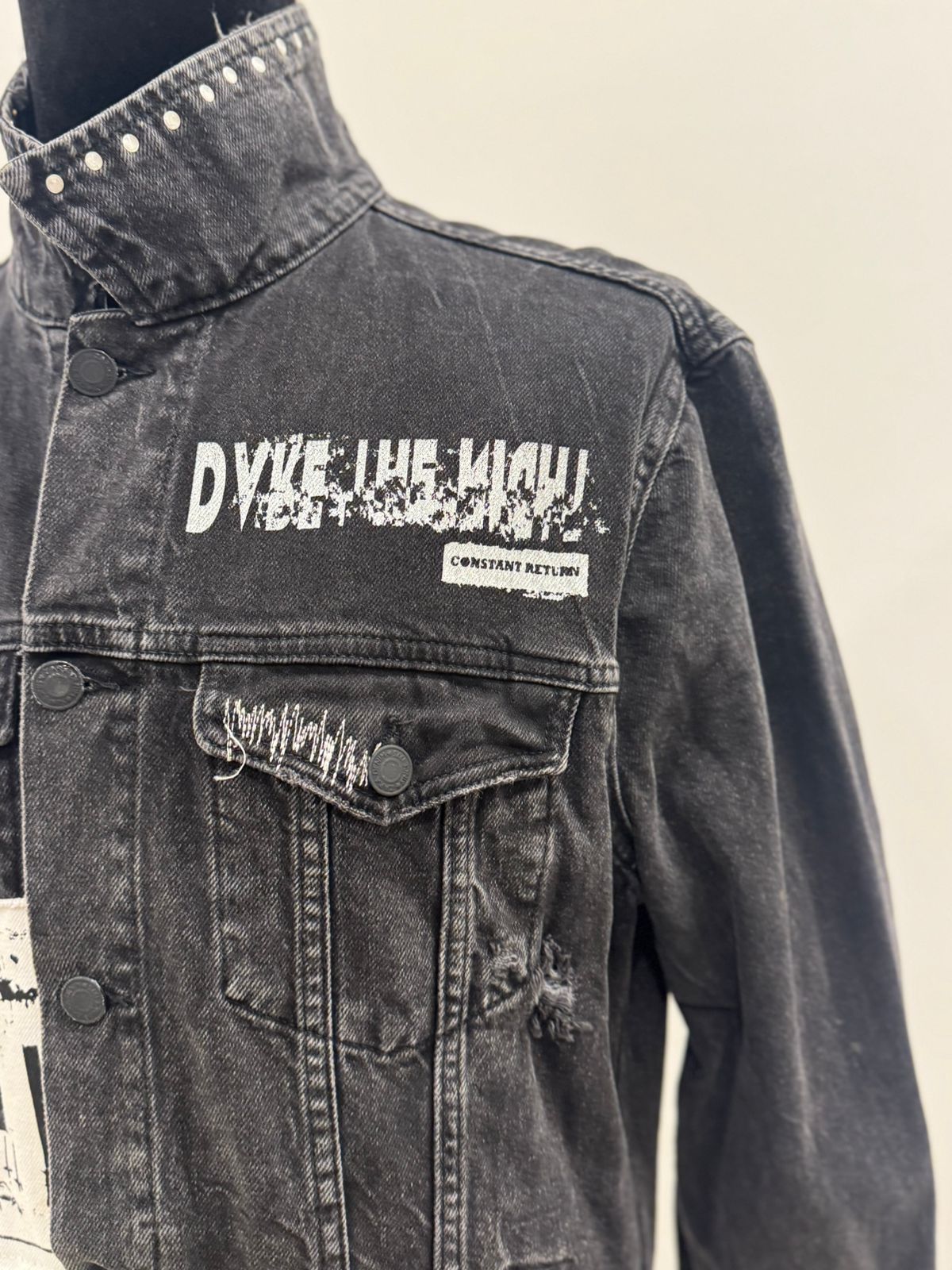 ZARA LIMITED EDITION PRINT DENIM JACKET