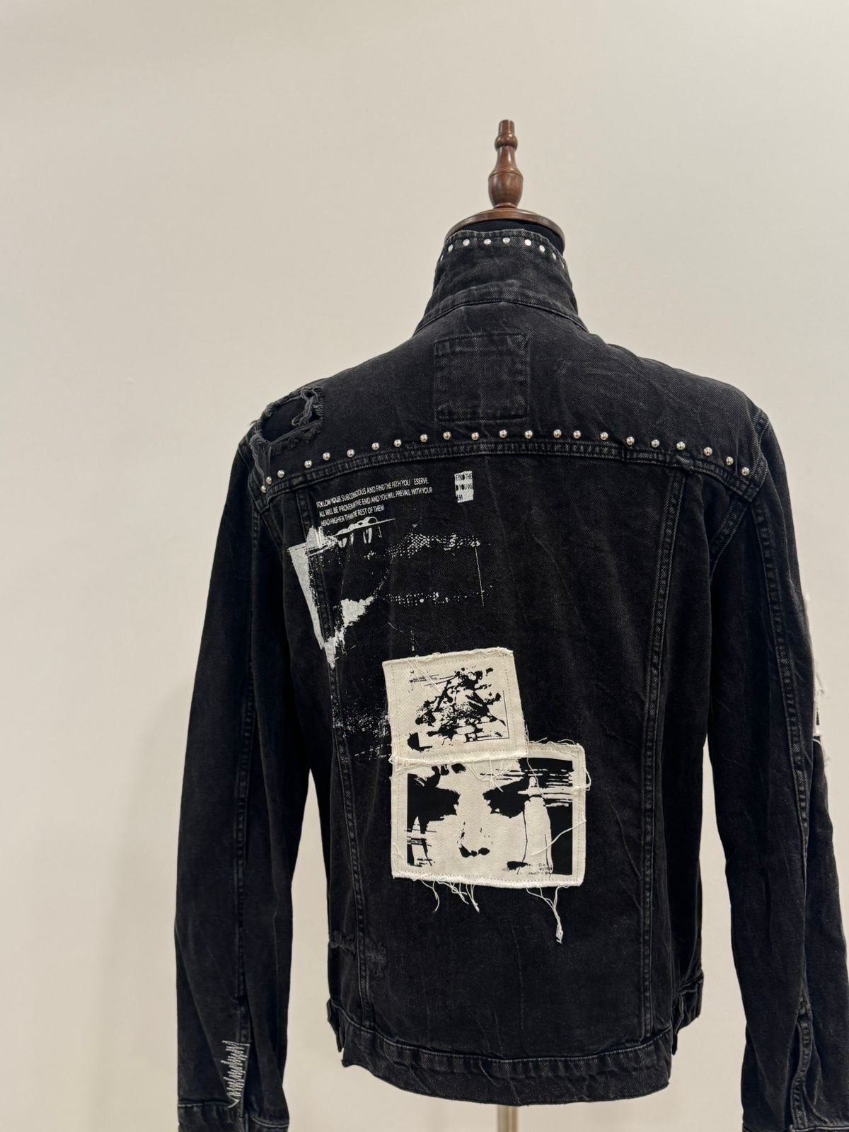 ZARA LIMITED EDITION PRINT DENIM JACKET