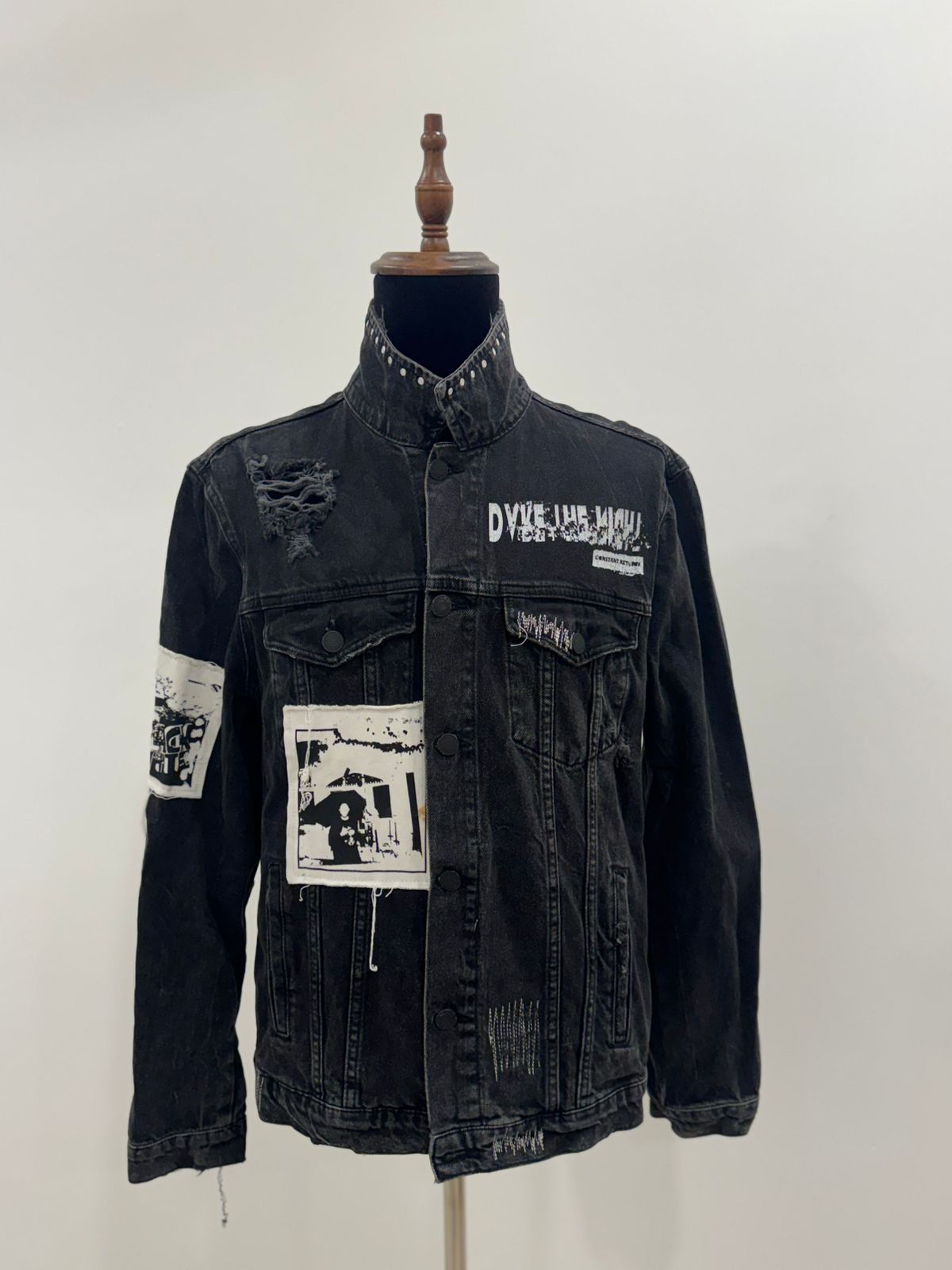 ZARA LIMITED EDITION PRINT DENIM JACKET