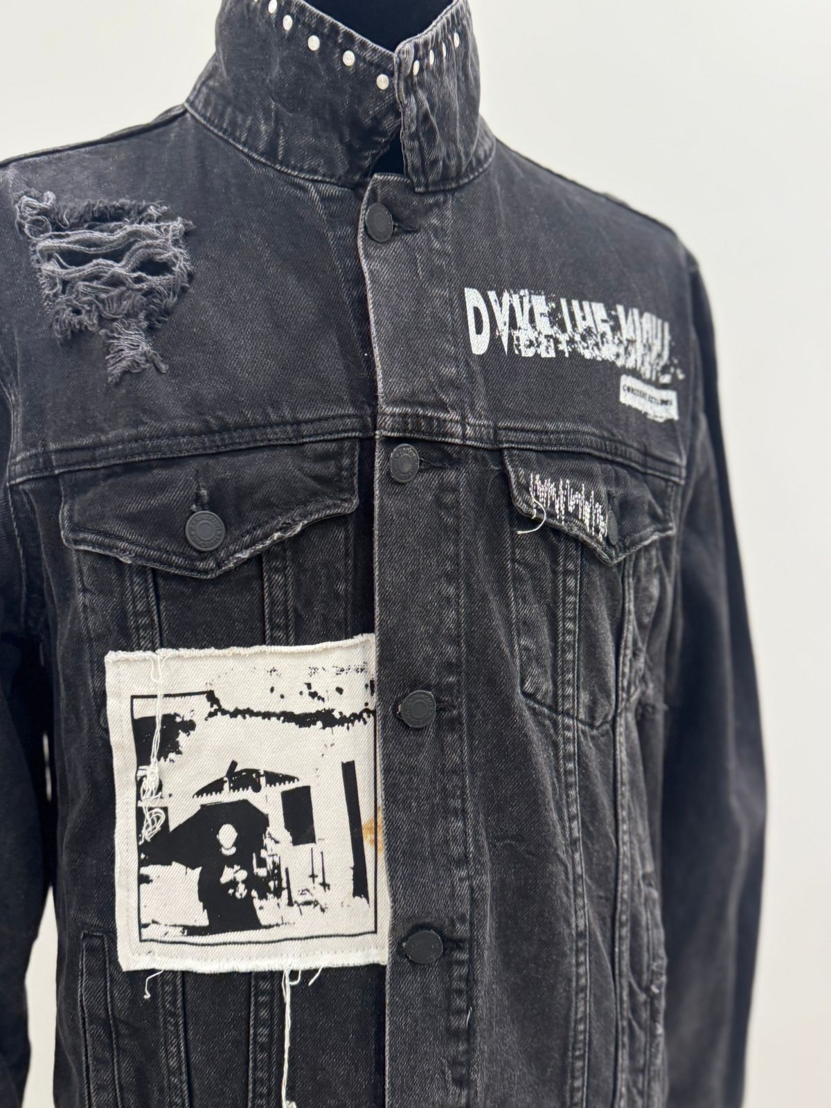 ZARA LIMITED EDITION PRINT DENIM JACKET